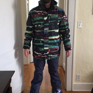 NWT Quicksilver Quicktech Snowboard Jacket